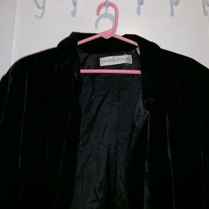 vintage velvet blazer
